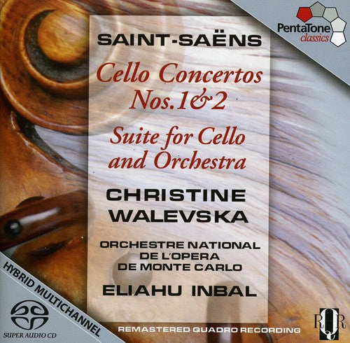 Saint-Saens: Cello Concertos, Suite / Walevska, Inbal, Monte Carlo