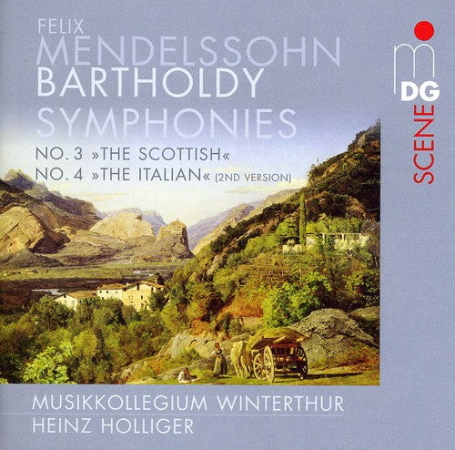 Mendelssohn: Symphonies No 3 & 4 / Holliger, Musikkollegium Winterthur