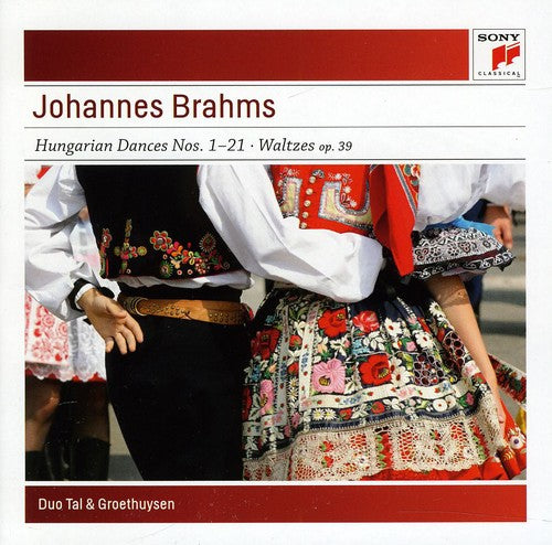 Brahms: Hungarian Dances Nos. 1-21; Waltzes Op. 39 / Duo Tal & Groethuysen