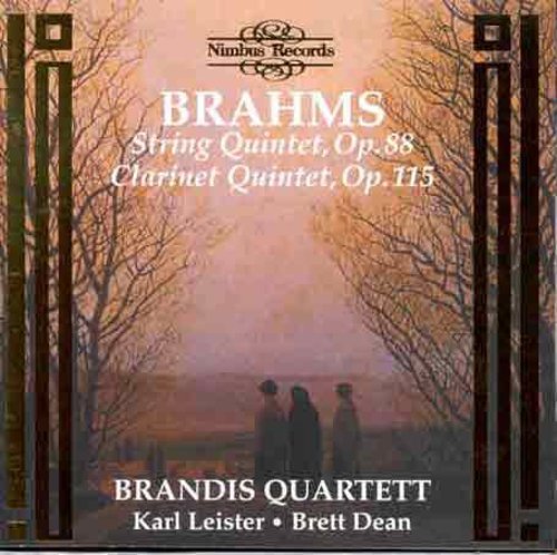 Brahms: String Quintet, Clarinet Quintet / Brandis Quartett