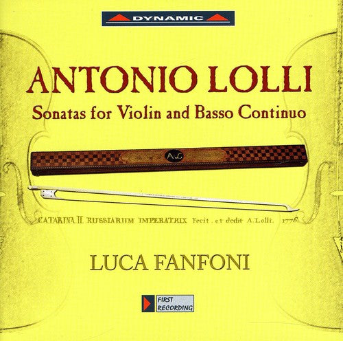 Lolli: Sonatas for Violin and Basso Continuo