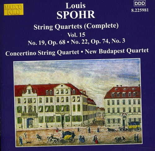Spohr: String Quartets Vol 15 / Concertino String Quartet, New Budapest Quartet