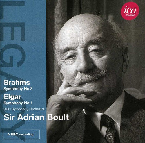 Brahms: Symphony No 3; Elgar: Symphony No 1 / Boult