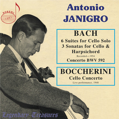 Bach: 6 Suites For Cello Solo; 3 Sonatas For Cello & Harpsichord; Boccherini: Cello Concerto