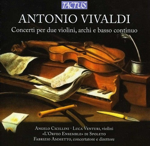 Vivaldi: Concerti For 2 Violins / Cicillini, Venturini