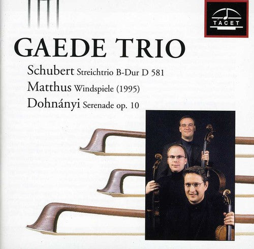 GAEDE TRIO PLAYS SCHUBERT  MAT