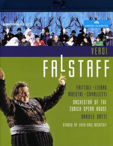 Verdi: Falstaff / Gatti, Frittoli, Liebau, Cavalletti, Maestri  [blu-ray]