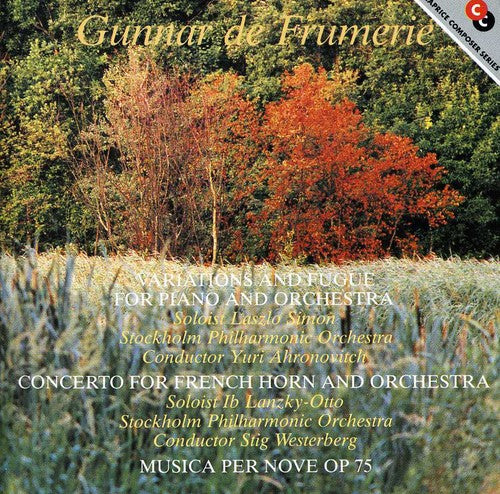 FRUMERIE: Variations and Fugue / Horn Concerto / Musica per