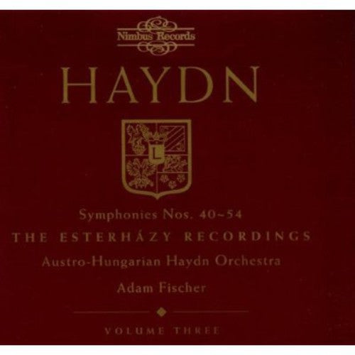 Haydn: Symphonies Vol 3, No 40-54 / Fischer, Haydn Orchestra