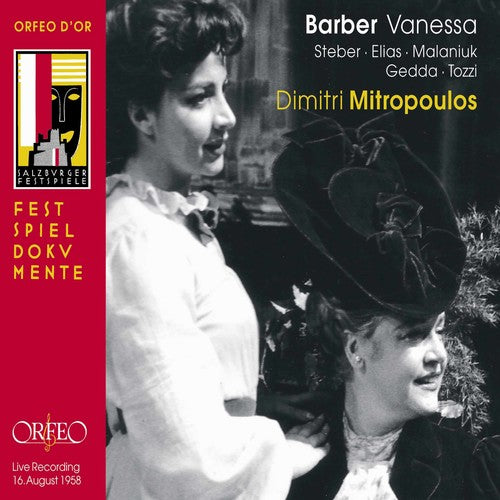 Festspieldokumente - Barber: Vanessa / Mitropoulos, Steber