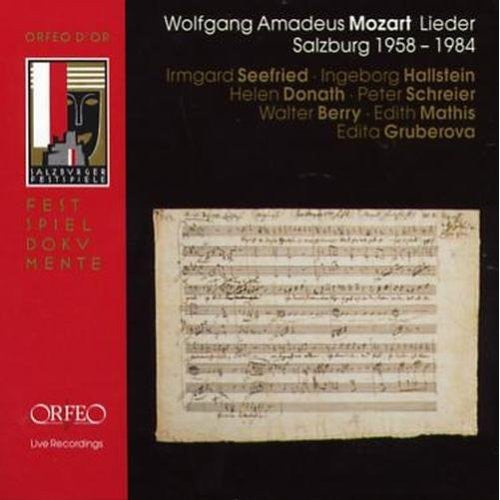 Mozart: Lieder - Salzburg 1958-1984 / Schreier, Gruberova, Seefried, Donath, Et Al