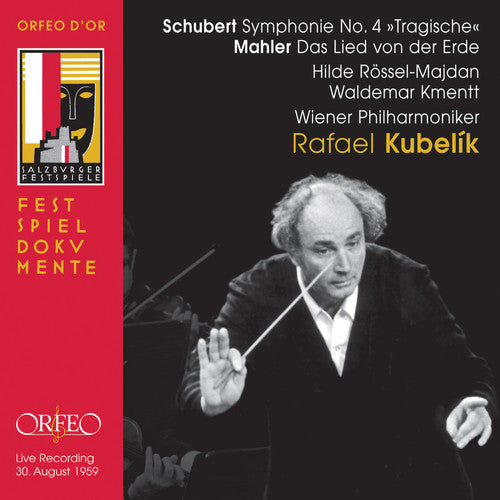 Schubert: Symphony No 4; Mahler: Das Lied Von Der Erde / Kubelik, Vienna Philharmonic