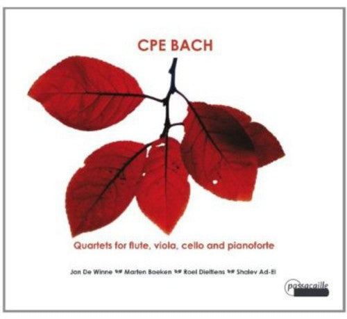 C.P.E. Bach: Quartets for Flute, Viola, Cello & Piano / De Winne, Boeken, Dieltiens