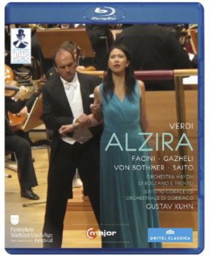 Verdi: Alzira / Kuhn, Facini, Gazheli, Lindsay, Hirano, Tsuchizaki [blu-ray]