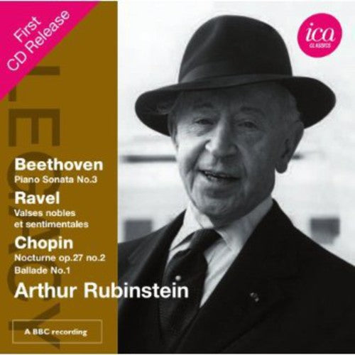 Beethoven: Piano Sonata No 3; Ravel, Chopin / Arthur Rubinstein