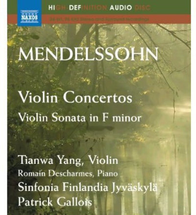 Mendelssohn: Violin Concertos, Violin Sonata In F Minor / Tianwa Yang