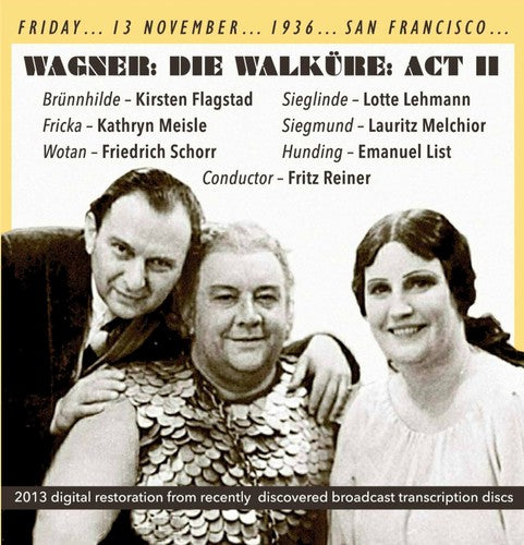 Wagner: Die Walkure Act 2 / Flagstad, Lehmann, Melchior, Schorr, Reiner