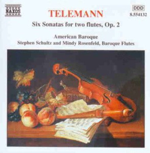 Telemann: 6 Sonatas For Two Flutes Op 2 / Schultz, Rosenfeld
