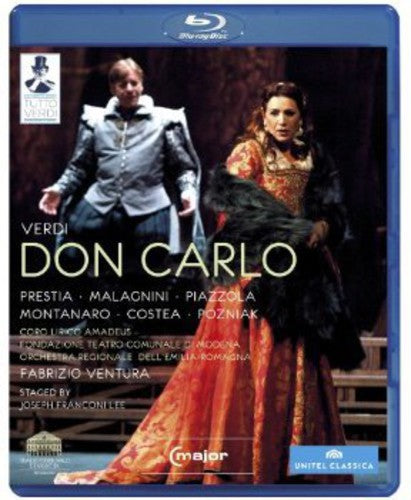 Verdi: Don Carlo / Ventura, Prestia, Malagnini, Piazzola, Costea [blu-ray]