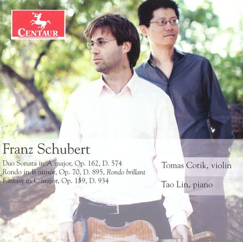 Schubert: Duo Sonata, Rondo, Fantasy / Cotik, Lin