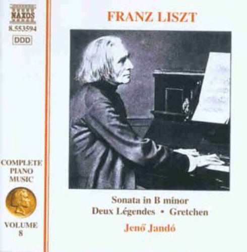 Liszt: Complete Piano Music Vol 8 - Sonata, Etc / Jandó