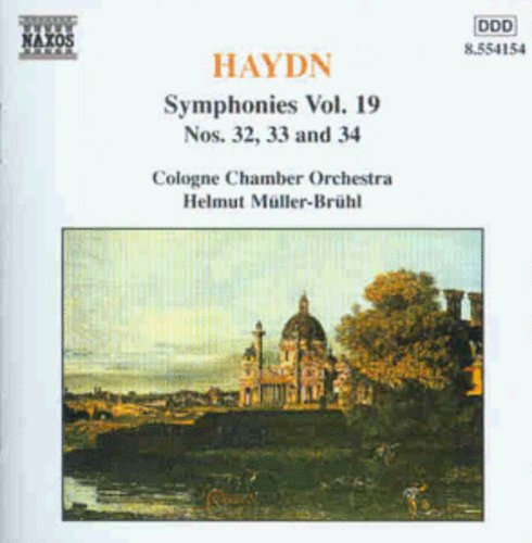 Haydn: Symphonies Vol 19 - No 32, 33 And 34 / Müller-brühl