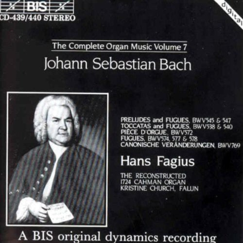 Bach, J.S.: Organ Music (Complete), Vol. 7