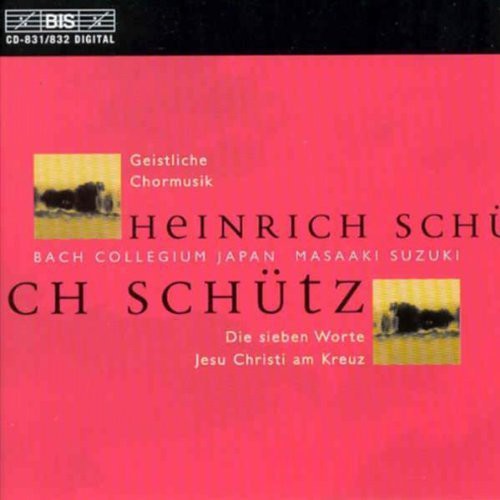 Schütz: Geistliche Chormusik / Suzuki, Bach Collegium Japan