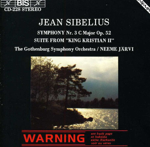 Sibelius: Symphony No 3, Etc / Järvi, Gothenburg Symphony