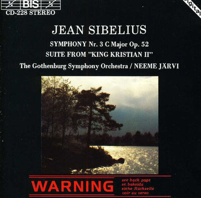 Sibelius: Symphony No 3, Etc / Järvi, Gothenburg Symphony