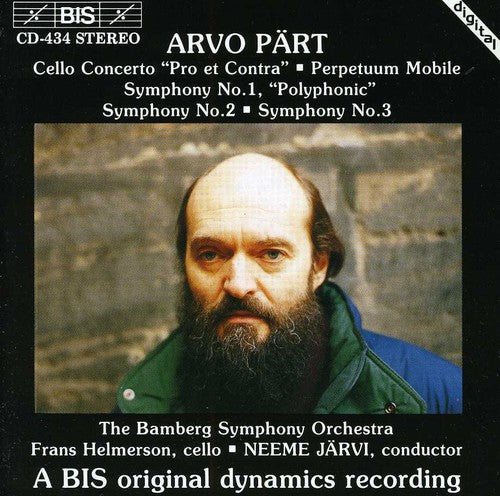Pärt: Symphonies 1-3, Etc / Järvi, Bamberg So