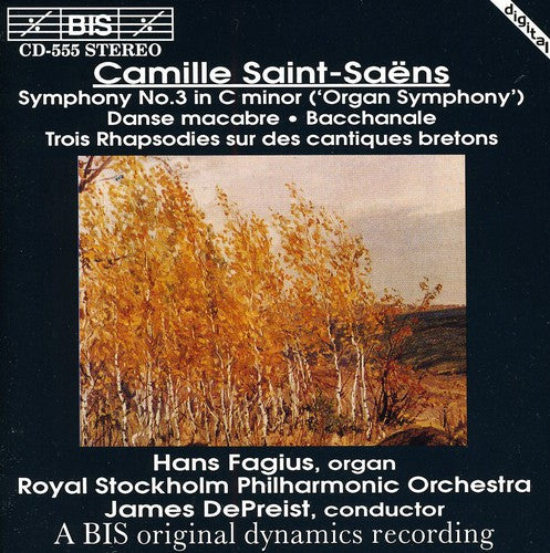 Saint-Saëns: Symphony no 3 / DePreist, Royal Stockholm PO