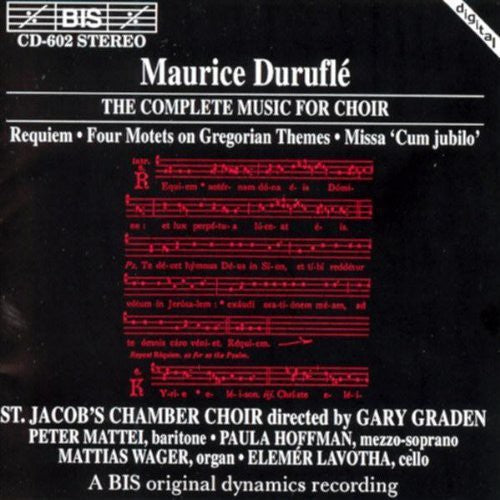 Durufle: Complete Music For Choir