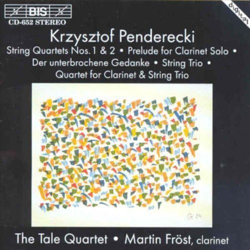 Penderecki: Works For Clarinet & Strings