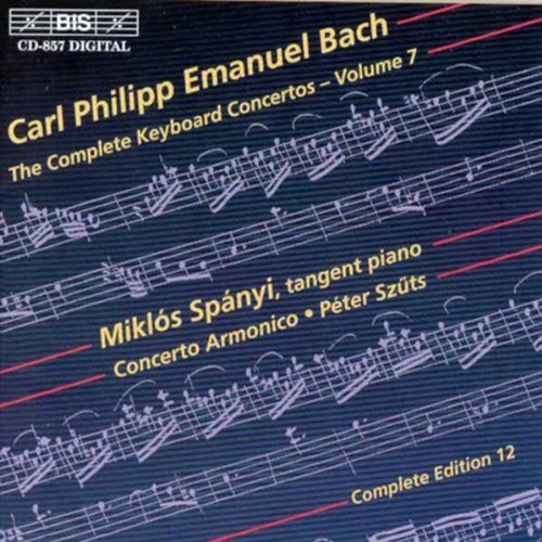 C.P.E. Bach: Complete Keyboard Concertos Vol 7 / Spányi