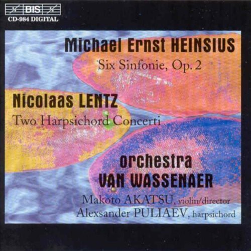 Heinsius: Symphonies Nos. 1-6 - Lentz: Concertos Nos. 1 & 2