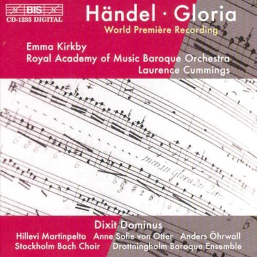 Handel: Gloria, Dixit Dominus / Cummings, Kirkby, Et Al