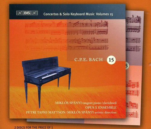 C.P.E. Bach: Complete Keyboard Concertos Vol 15 / Spányi