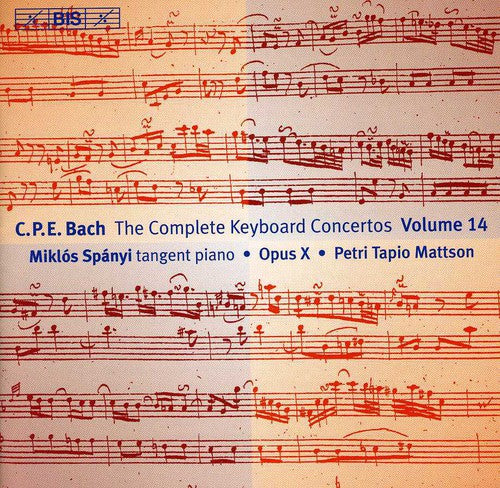 C.P.E. Bach: Complete Keyboard Concertos Vol 14 / Spányi