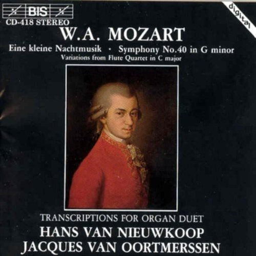 Mozart: Transcriptions For Organ Duet
