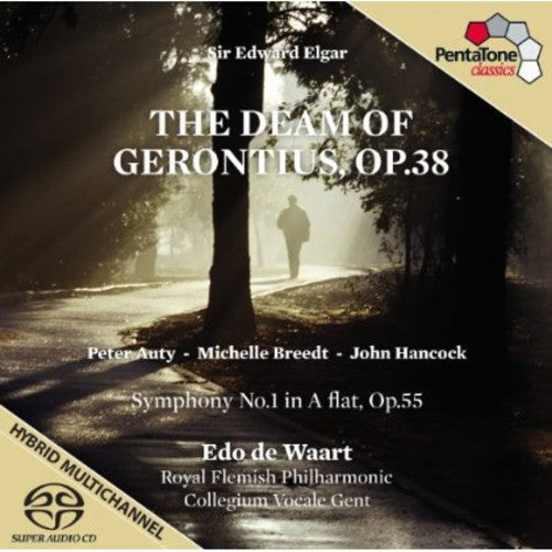 Elgar: Dream of Gerontius, Symphony No 1 / De Waart, Auty, Breedt, Hancock