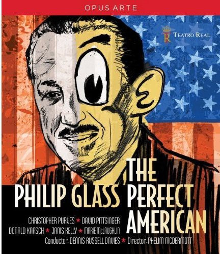 Glass: The Perfect American / Purves, Pittsinger, Davies, Teatro Real [blu-ray]