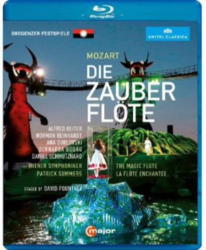 Mozart: Die Zauberflote / Summers, Reiter, Reinhardt, Durlovski, Bobro [blu-ray]