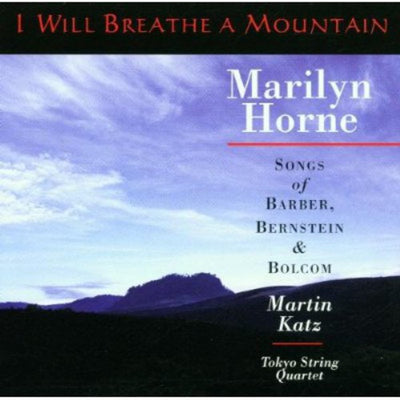 I Will Breathe A Mountain / Horne, Katz, Tokyo Quartet