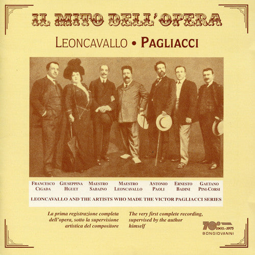 Leoncavallo: I Pagliacci / Sabajno, Paoli, Huguet, Et Al