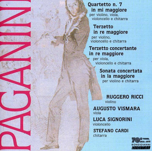 Paganini: Quartet No 7, Etc / Ricci, Cardi, Vismara, Et Al