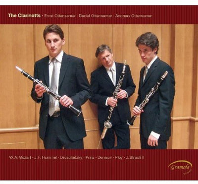 The Clarinotts Play W.a. Mozart, J.f. Humml, Druschetzky, Prinz, Denisov, Ploy, J. Strauß Ii