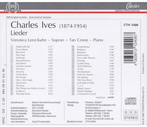 Ives, C.: Songs