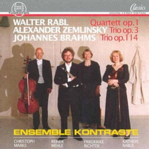 Rabi, W.: Clarinet Quartet, Op. 1 / Zemlinsky, A. Von: Trio