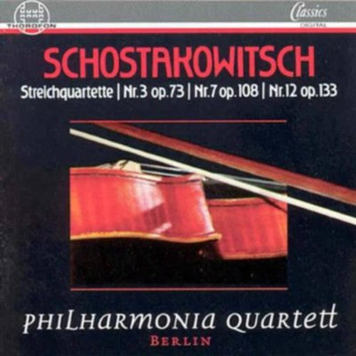 SHOSTAKOVICH, D.: String Quartets Nos. 3, 7 and 12 (Berlin P